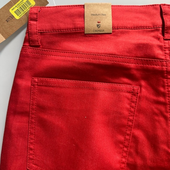 Daniel Cremieux Women's Red Straight Leg Pants - Picture 7 of 7